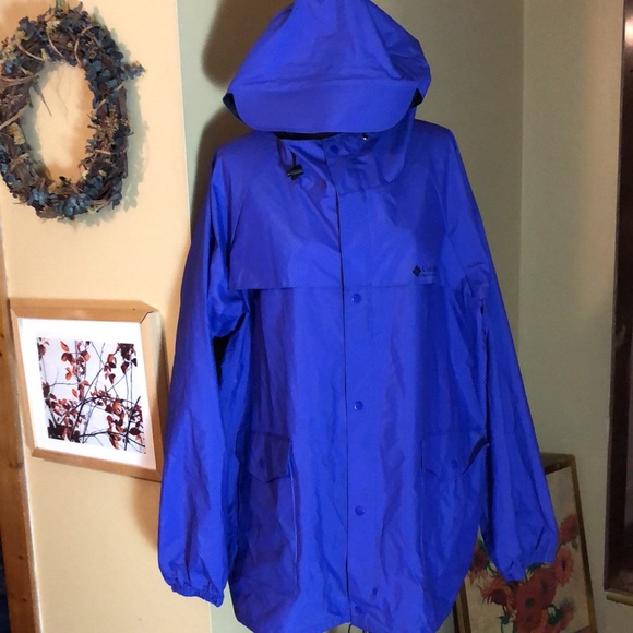 COLUMBIA XXL Unisex RainJacket Vent Hood $189 NEW